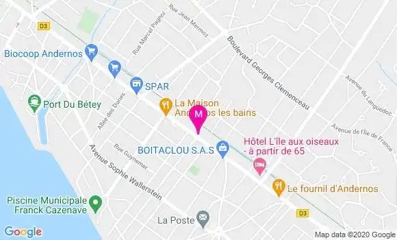 Localisation Dr Denis Coudour
