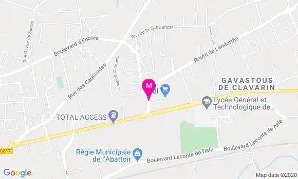 Localisation Dr Anne Jouan