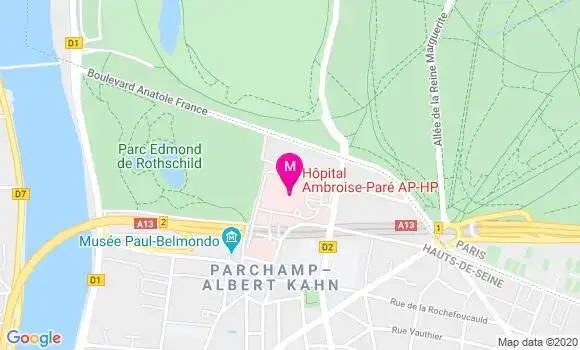 Localisation Dr Isabelle Branche Repoux
