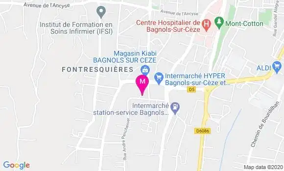 Localisation Dr Anne Marie Tron