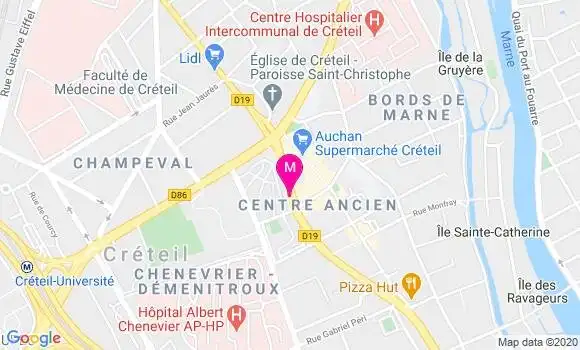 Localisation Dr Christine Van Reeth