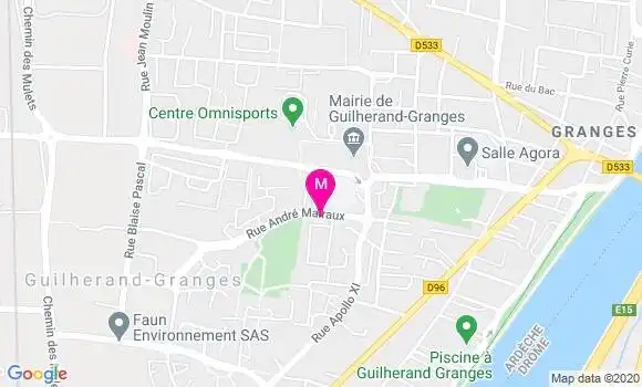 Localisation Dr Isabelle Pacaud