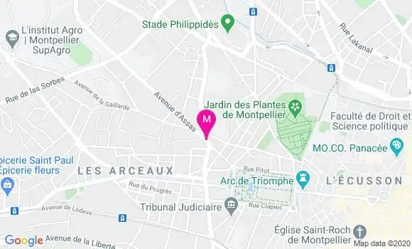Localisation Dr Marie Christine Legouffe