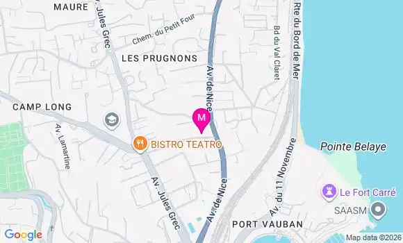 Localisation Dr Christine Albert Sabonnadiere