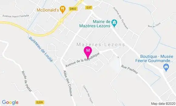 Localisation Dr Isabelle Hau