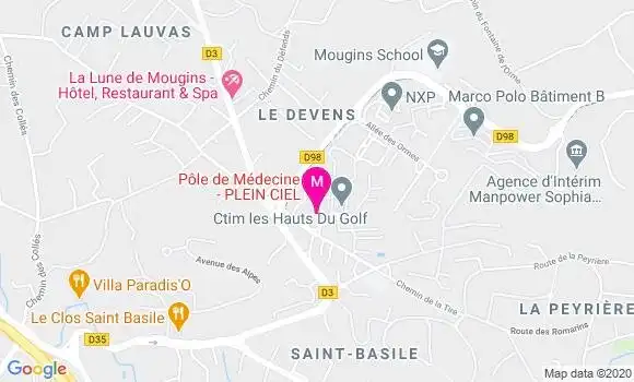 Localisation Dr Philippe Ronchin