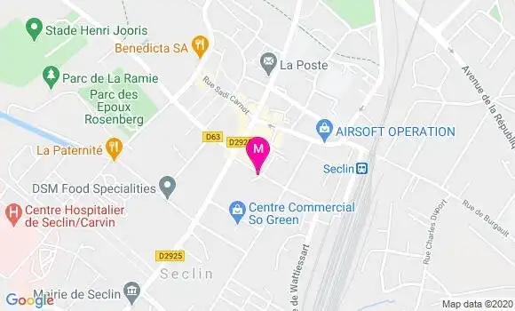 Localisation Dr Marie Christine Noulet