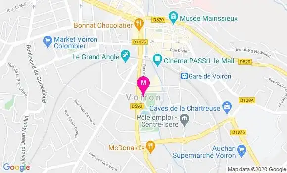 Localisation Dr Laurence Chamel Charmettant