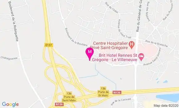 Localisation Dr Sylvie Jean