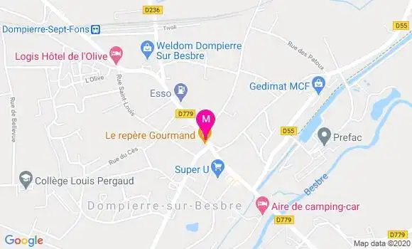 Localisation Dr Marie Cécile Bernay Clayeux