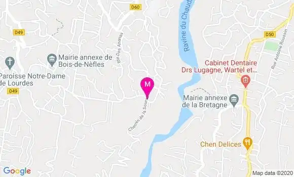 Localisation Dr Jean François Chane Ching