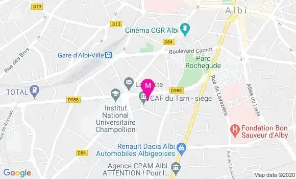 Localisation Dr Christine Sagnes Raffy