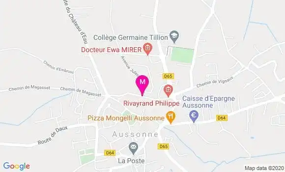 Localisation Dr Philippe Rivayrand