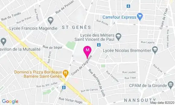 Localisation Dr Anne Jaffre