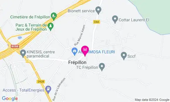 Localisation Dr Emilie Bernard