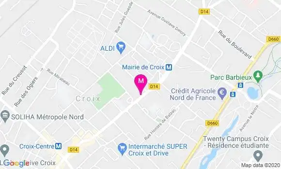 Localisation Dr Patrice Brunaux