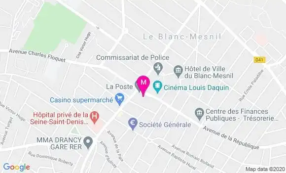 Localisation Dr Florian Cardy