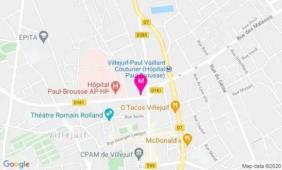 Localisation Dr Yves Kissous
