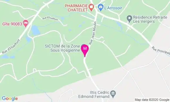 Localisation Dr Claude Dallons