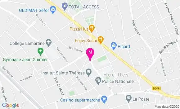 Localisation Dr Fabien Toury