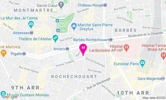Localisation Dr Jean Luc Roy