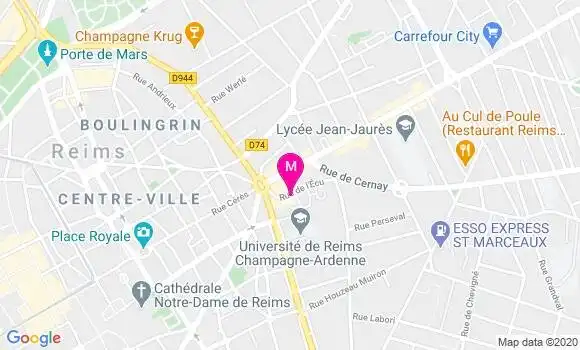 Localisation Dr Marc Talmud