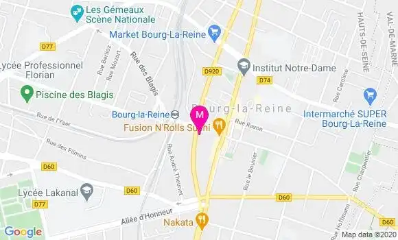 Localisation Dr Fabrice Bado
