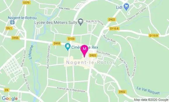Localisation Dr Yveric De Kyvon