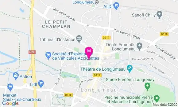 Localisation Dr Martine Trogneux