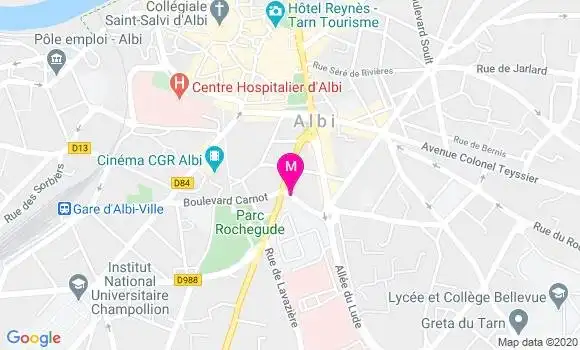 Localisation Dr Christine Fernagut
