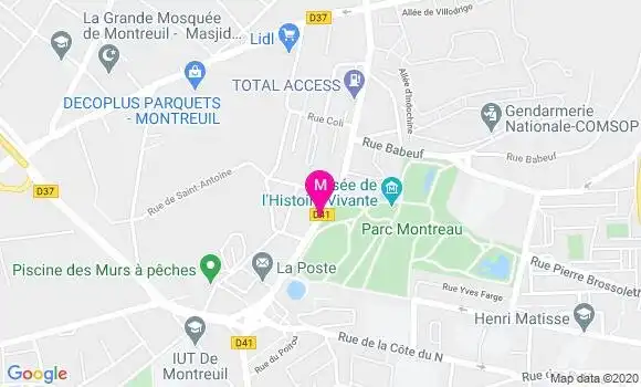 Localisation Dr Vincent Fourchard