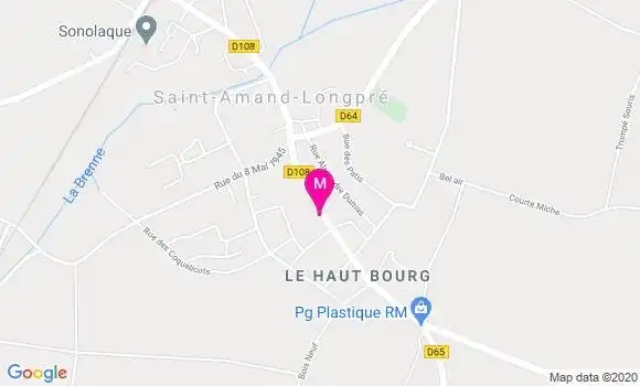 Localisation Dr Daniel Soret
