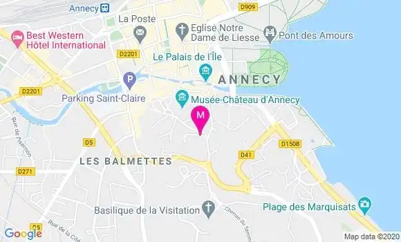 Localisation Dr Alan Lile
