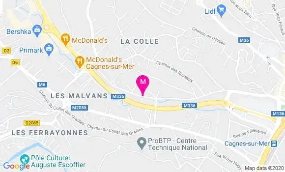 Localisation Dr Paul Achard