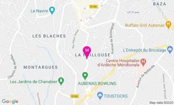 Localisation Dr Pierre Chanareille