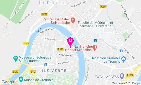 Localisation Dr Emmanuel Fourrier
