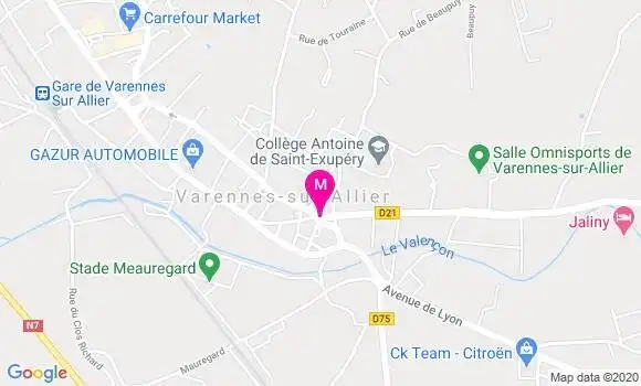 Localisation Dr Nicolas Rougier