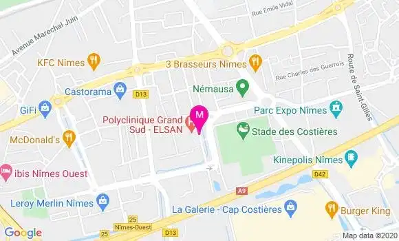Localisation Dr Arnaud Chaumeron
