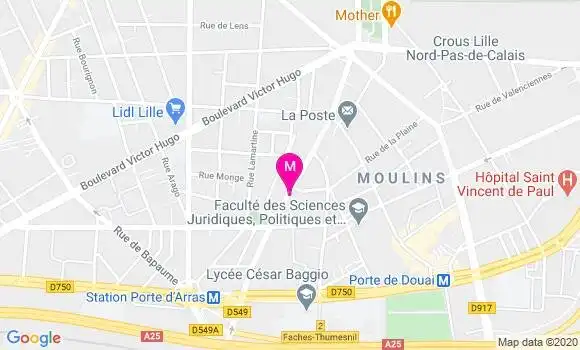 Localisation Dr Marie Jeanne Martin
