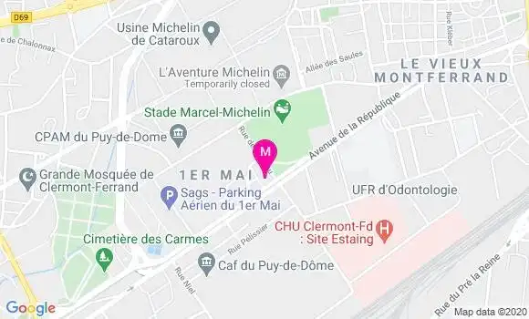 Localisation Dr Vincent Tubert