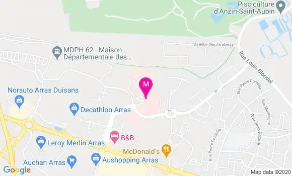 Localisation Dr Philippe Courivaud