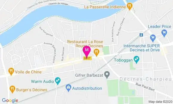 Localisation Dr François Garcia Darennes