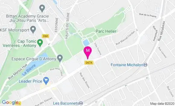 Localisation Dr Erik Lampl