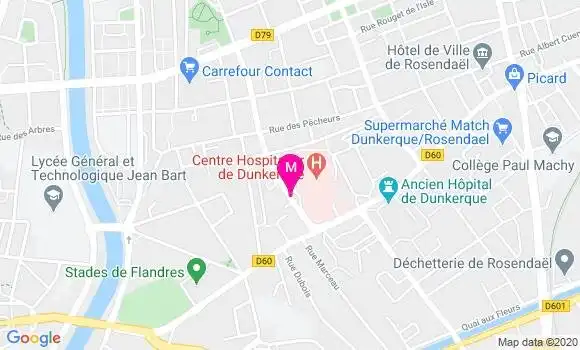 Localisation Dr Christophe Deswarte