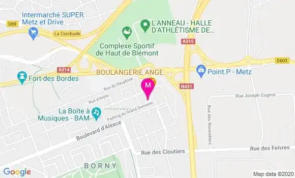 Localisation Dr Marie Christine Thomas