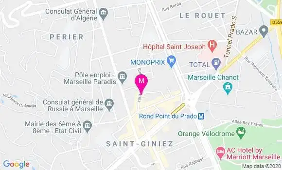 Localisation Dr Philippe Grillo