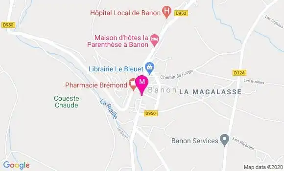 Localisation Dr Michel Galfard