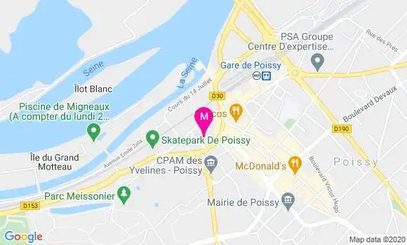 Localisation Dr Stéphane Wateau