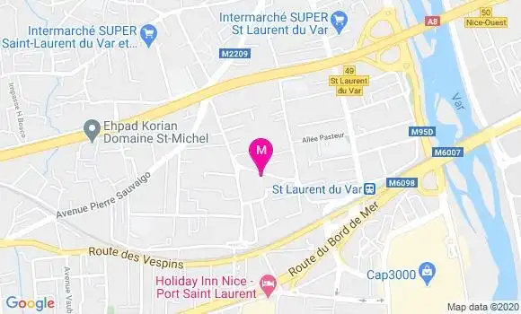 Localisation Dr Jean Pierre Ciebiera