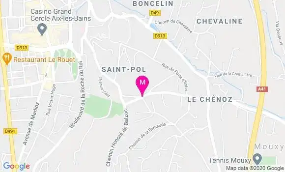 Localisation Dr Gilles Cholley